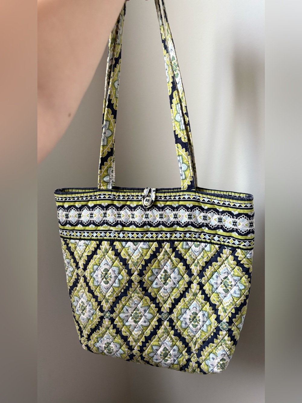 Vera Bradley green and blue bag